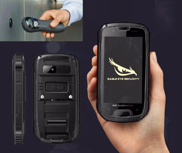 image of the security guards location tracking system